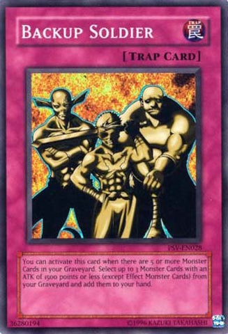 Backup Soldier [PSV-EN028] Super Rare Yu-Gi-Oh!