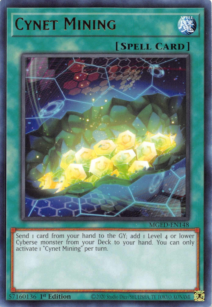 Cynet Mining [MGED-EN148] Rare Yu-Gi-Oh!