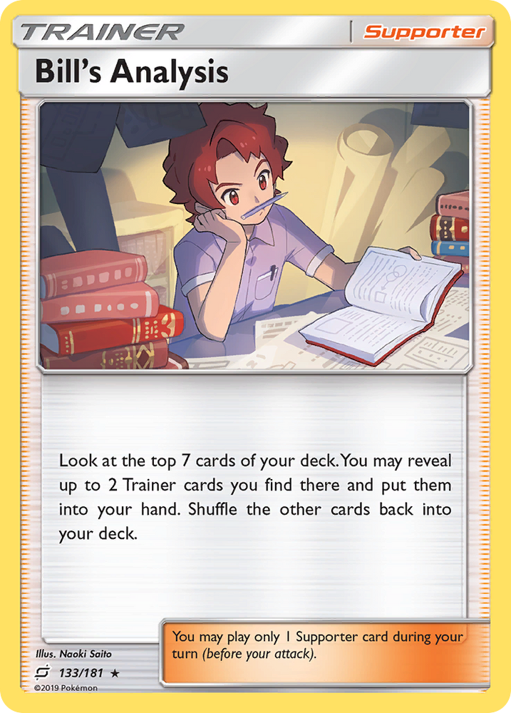 Bill's Analysis (133/181) [Sun & Moon: Team Up] Pokémon