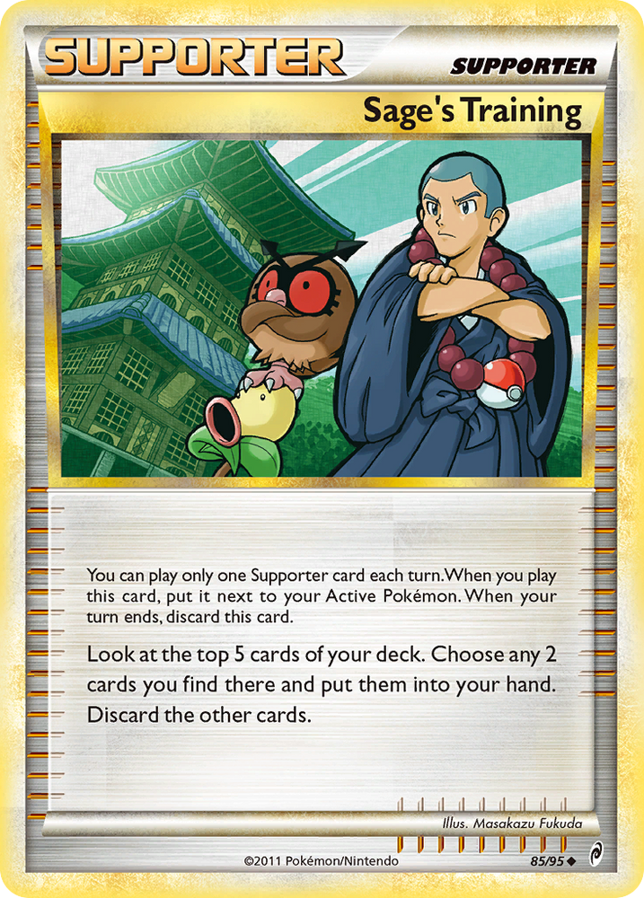 Sage's Training (85/95) [HeartGold & SoulSilver: Call of Legends] Pokémon