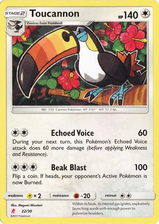 Toucannon (22/30) [Sun & Moon: Trainer Kit - Lycanroc] Pokémon