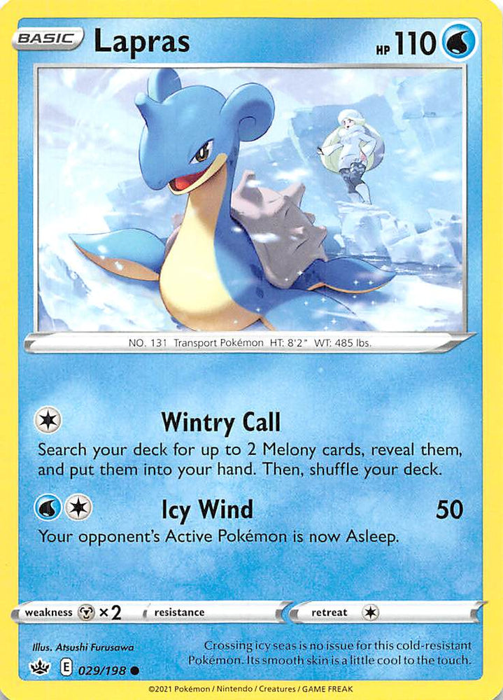 Lapras (029/198) [Sword & Shield: Chilling Reign] Pokémon