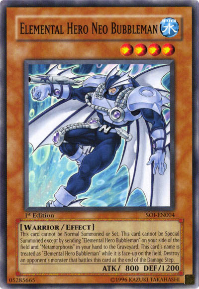 Elemental Hero Neo Bubbleman [SOI-EN004] Common Yu-Gi-Oh!
