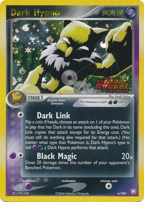 Dark Hypno (6/109) (Stamped) [EX: Team Rocket Returns] Pokémon