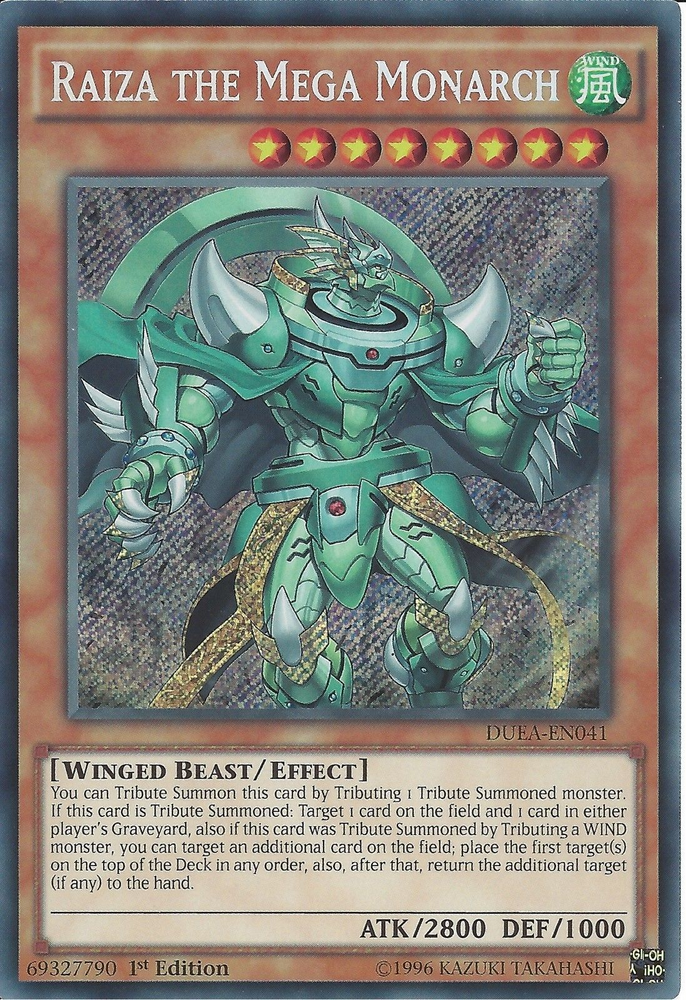 Raiza the Mega Monarch [DUEA-EN041] Secret Rare Yu-Gi-Oh!