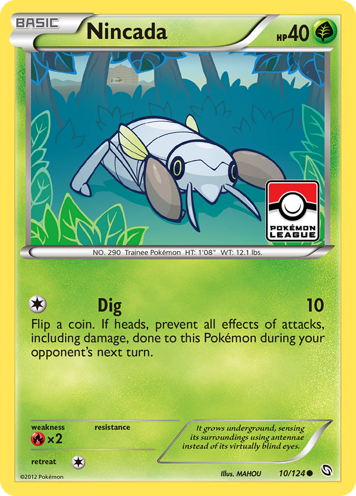 Nincada (10/124) [Black & White: Dragons Exalted] Pokémon