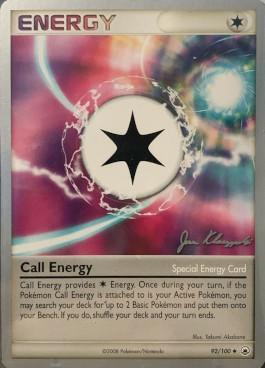 Call Energy (92/100) (Psychic Lock - Jason Klaczynski) [World Championships 2008] Pokémon