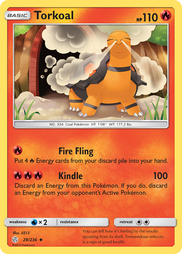 Torkoal (29/236) [Sun & Moon: Cosmic Eclipse] Pokémon