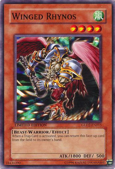 Winged Rhynos [GLD2-EN015] Common Yu-Gi-Oh!