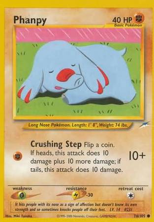 Phanpy (76/105) [Neo Destiny Unlimited] Pokémon