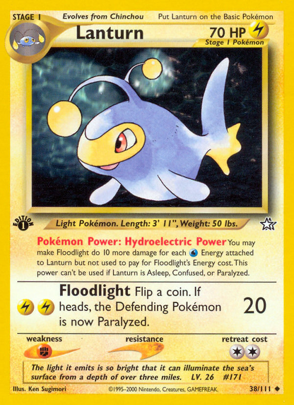Lanturn (38/111) [Neo Genesis 1st Edition] Pokémon