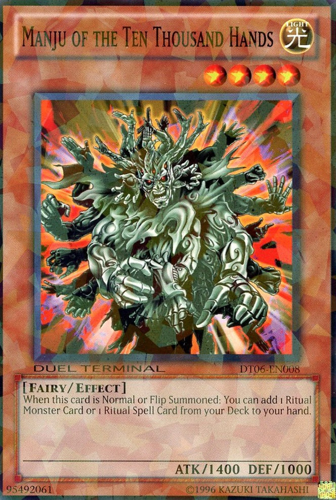 Manju of the Ten Thousand Hands [DT06-EN008] Common Yu-Gi-Oh!
