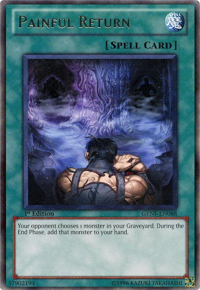 Painful Return [GENF-EN088] Rare Yu-Gi-Oh!