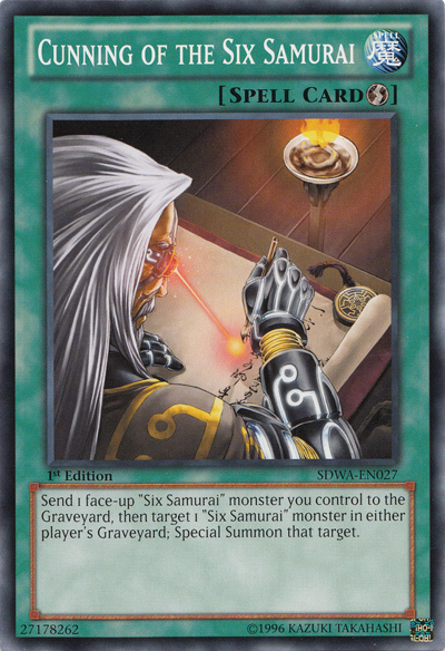 Cunning of the Six Samurai [SDWA-EN027] Common Yu-Gi-Oh!