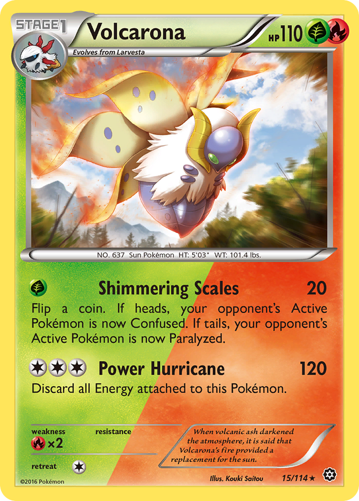 Volcarona (15/114) [XY: Steam Siege] Pokémon