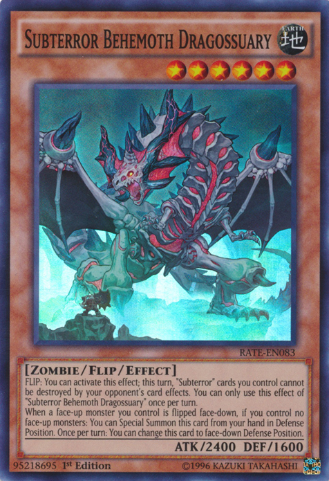 Subterror Behemoth Dragossuary [RATE-EN083] Super Rare Yu-Gi-Oh!