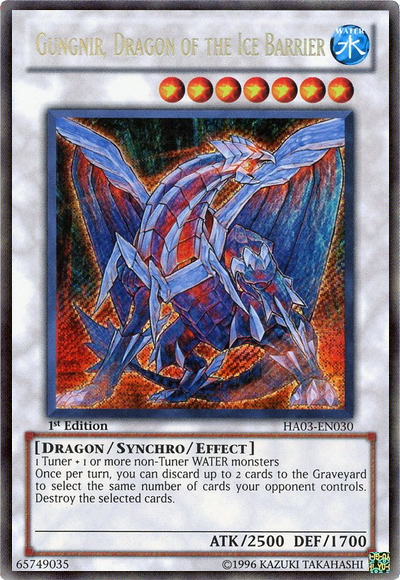 Gungnir, Dragon of the Ice Barrier [HA03-EN030] Secret Rare Yu-Gi-Oh!