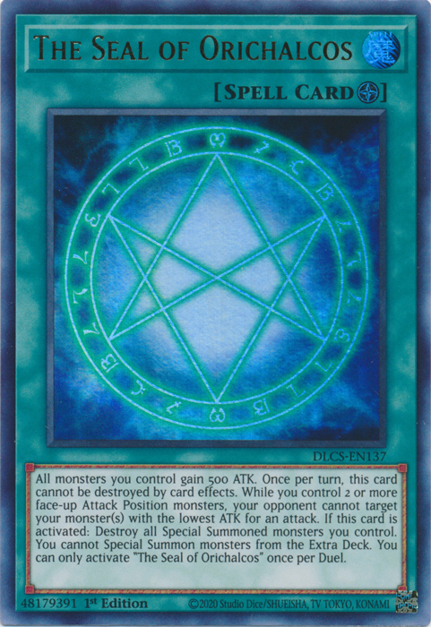 The Seal of Orichalcos [DLCS-EN137] Ultra Rare Yu-Gi-Oh!