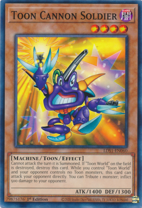 Toon Cannon Soldier [LDS1-EN060] Common Yu-Gi-Oh!