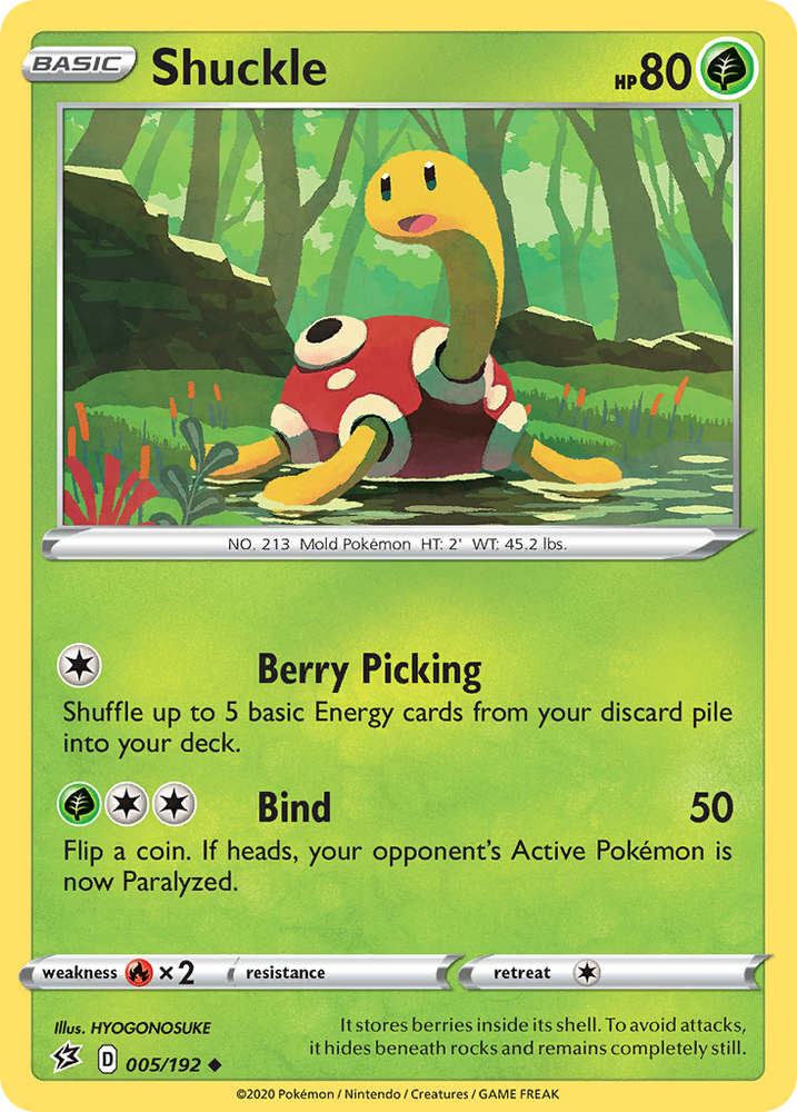 Shuckle (005/192) [Sword & Shield: Rebel Clash] Pokémon