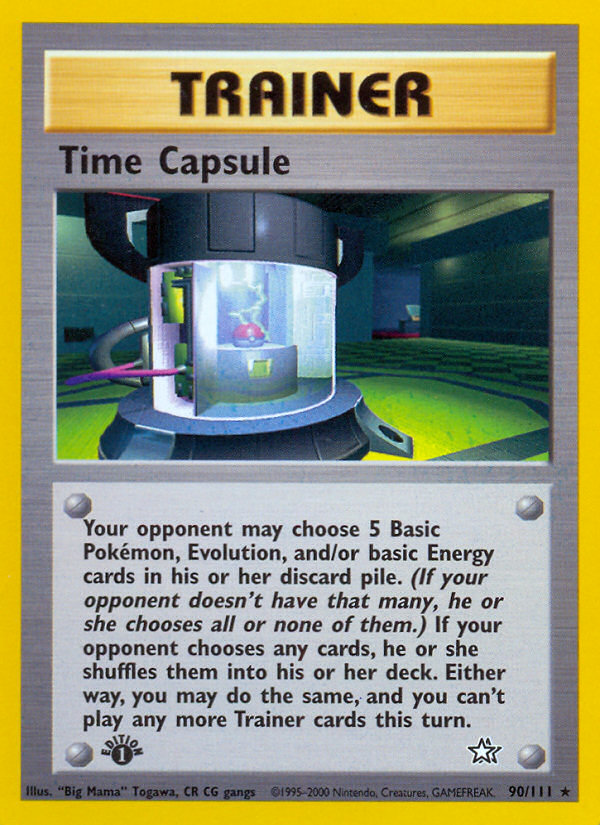 Time Capsule (90/111) [Neo Genesis 1st Edition] Pokémon