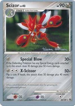 Scizor LV.42 (29/100) (Intimidation - Tristan Robinson) [World Championships 2008] Pokémon