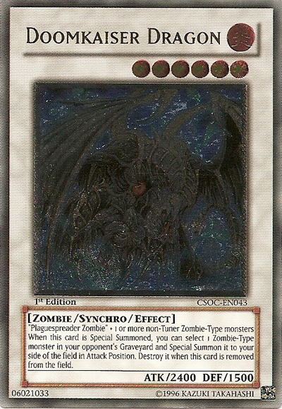 Doomkaiser Dragon (UTR) [CSOC-EN043] Ultimate Rare Yu-Gi-Oh!