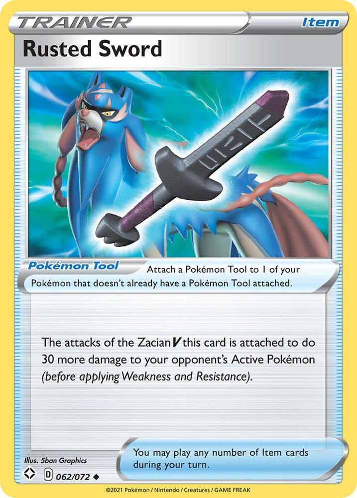 Rusted Sword (062/072) [Sword & Shield: Shining Fates] Pokémon