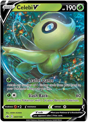 Celebi V (007/198) [Sword & Shield: Chilling Reign] Pokémon