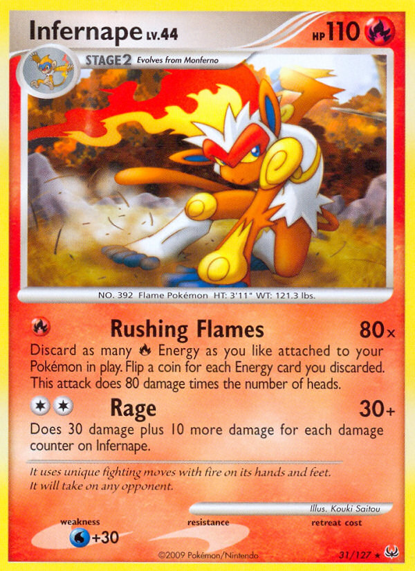 Infernape (31/127) [Platinum: Base Set] Pokémon