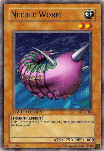 Needle Worm [GLD1-EN006] Common Yu-Gi-Oh!
