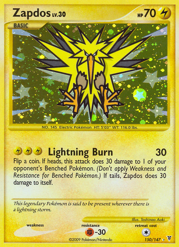 Zapdos (150/147) [Platinum: Supreme Victors] Pokémon