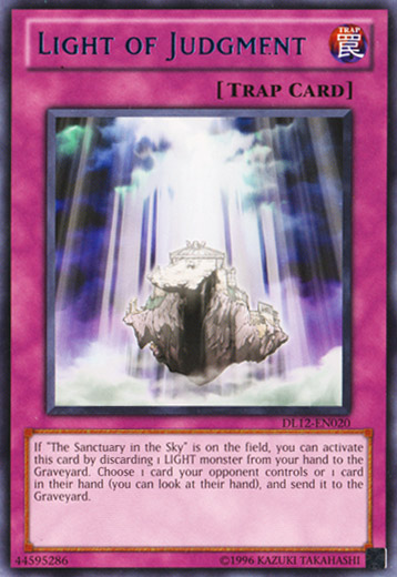 Light of Judgment (Blue) [DL12-EN020] Rare Yu-Gi-Oh!