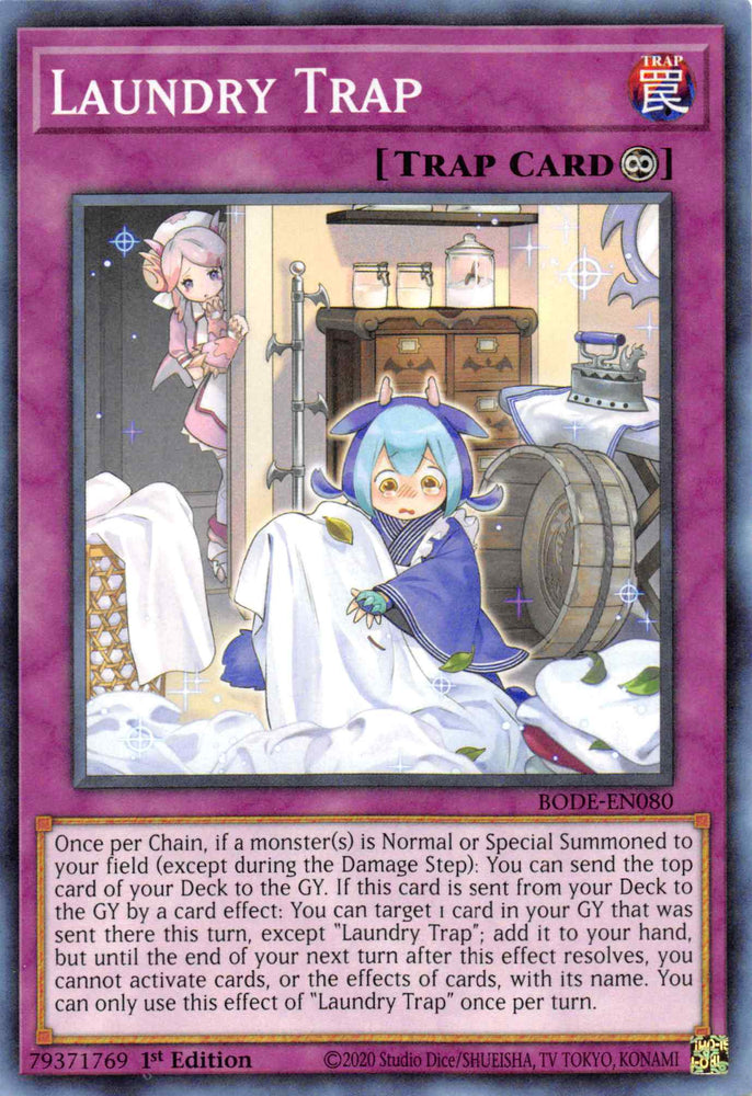 Laundry Trap [BODE-EN080] Common Yu-Gi-Oh!