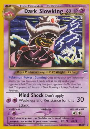 Dark Slowking (20/105) [Neo Destiny Unlimited] Pokémon