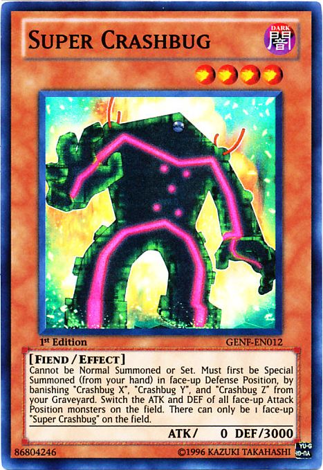 Super Crashbug [GENF-EN012] Super Rare Yu-Gi-Oh!