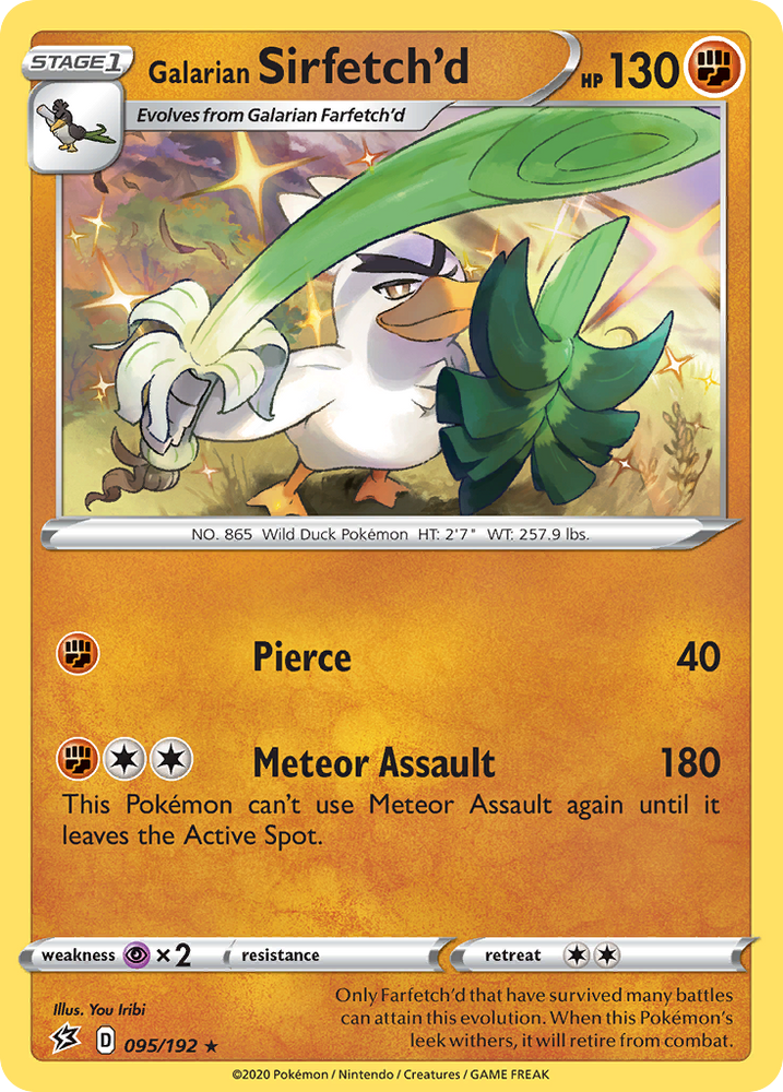Galarian Sirfetch'd (095/192) [Sword & Shield: Rebel Clash] Pokémon