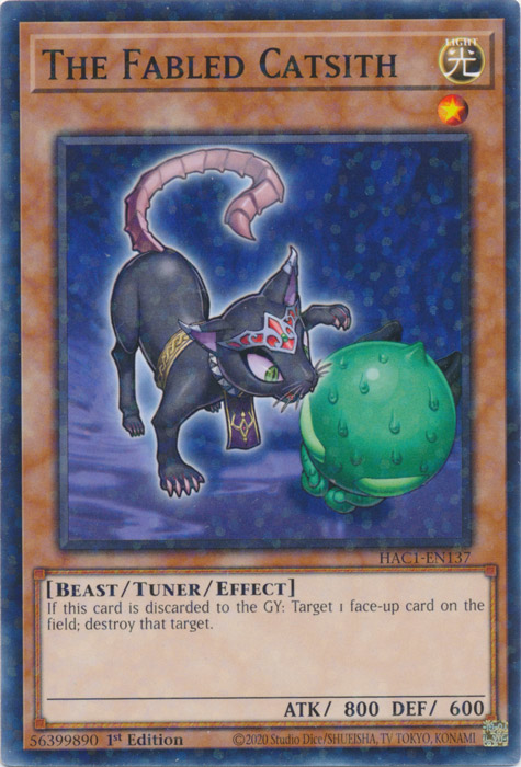 The Fabled Catsith (Duel Terminal) [HAC1-EN137] Common Yu-Gi-Oh!