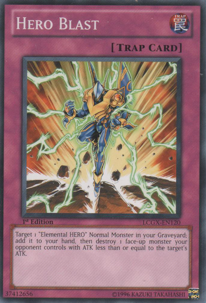 Hero Blast [LCGX-EN120] Common Yu-Gi-Oh!