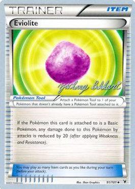 Eviolite (91/101) (CMT - Zachary Bokhari) [World Championships 2012] Pokémon