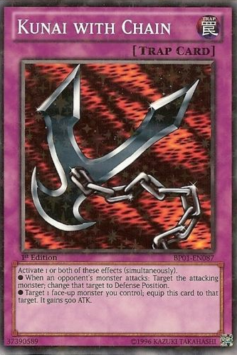 Kunai with Chain [BP01-EN087] Starfoil Rare Yu-Gi-Oh!