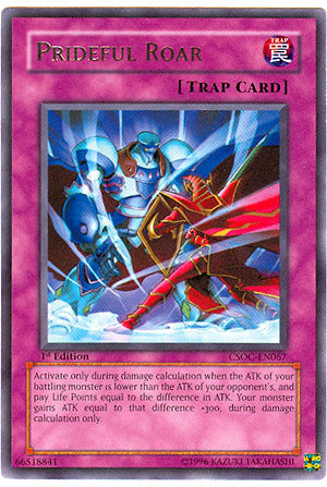 Prideful Roar [CSOC-EN067] Rare Yu-Gi-Oh!