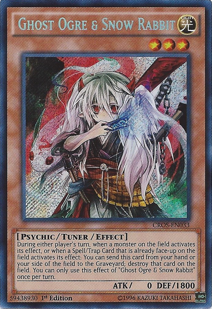 Ghost Ogre & Snow Rabbit [CROS-EN033] Secret Rare Yu-Gi-Oh!