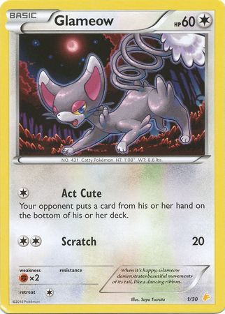 Glameow (1/30) [XY: Trainer Kit 3 - Pikachu Libre] Pokémon