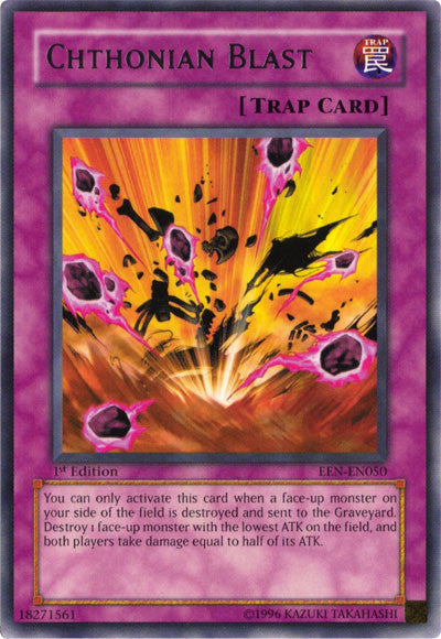 Chthonian Blast [EEN-EN050] Rare Yu-Gi-Oh!
