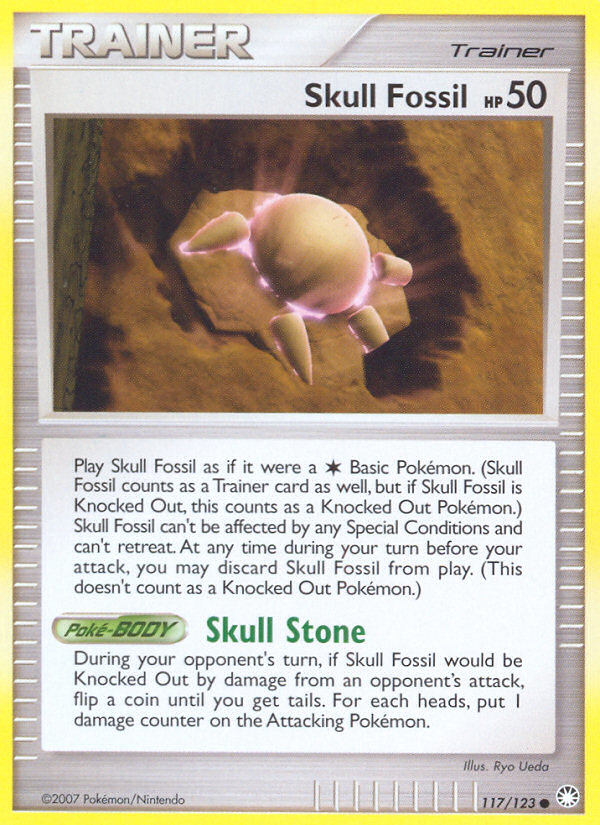 Skull Fossil (117/123) [Diamond & Pearl: Mysterious Treasures] Pokémon