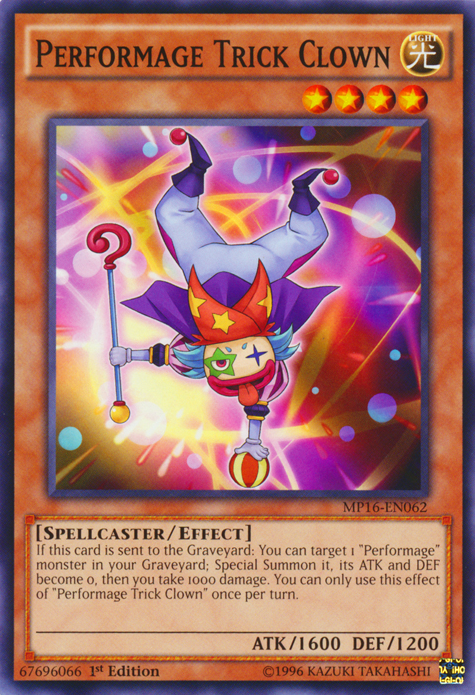 Performage Trick Clown [MP16-EN062] Common Yu-Gi-Oh!