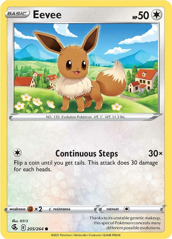 Eevee (205/264) [Sword & Shield: Fusion Strike] Pokémon