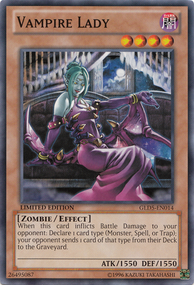 Vampire Lady [GLD5-EN014] Common Yu-Gi-Oh!