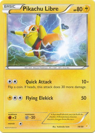 Pikachu Libre (14/30) [XY: Trainer Kit 3 - Pikachu Libre] Pokémon